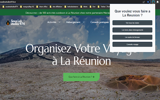 Sous les etoiles 974 Raccourcis from Chrome web store to be run with OffiDocs Chromium online Sous les etoiles 974 Raccourcis from Chrome web store to be run with OffiDocs Chromium online