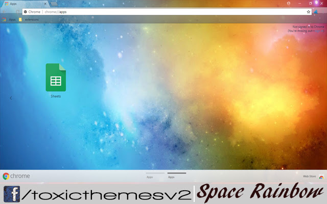 Space Rainbow from Chrome web store to be run with OffiDocs Chromium online Space Rainbow from Chrome web store to be run with OffiDocs Chromium online