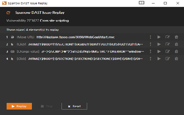 Sparrow DAST Event Clipboard from Chrome web store to be run with OffiDocs Chromium online Sparrow DAST Event Clipboard from Chrome web store to be run with OffiDocs Chromium online