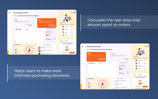 Spending Calculator for Amazon™ and Flipkart™ from Chrome web store to be run with OffiDocs Chromium online Spending Calculator for Amazon™ and Flipkart™ from Chrome web store to be run with OffiDocs Chromium online