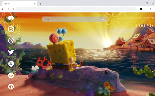 SpongeBob and Gary Sunset Live Wallpaper from Chrome web store to be run with OffiDocs Chromium online SpongeBob and Gary Sunset Live Wallpaper from Chrome web store to be run with OffiDocs Chromium online