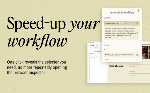 Squarestylist Selector Helper from Chrome web store to be run with OffiDocs Chromium online Squarestylist Selector Helper from Chrome web store to be run with OffiDocs Chromium online