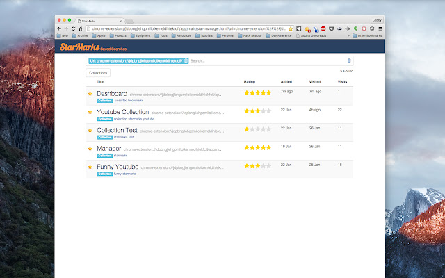 Starmarks Bookmark Manager from Chrome web store to be run with OffiDocs Chromium online Starmarks Bookmark Manager from Chrome web store to be run with OffiDocs Chromium online