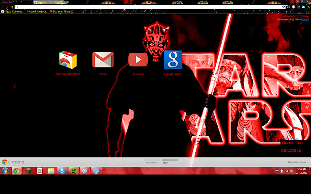 Star Wars Darth Maul Theme from Chrome web store to be run with OffiDocs Chromium online Star Wars Darth Maul Theme from Chrome web store to be run with OffiDocs Chromium online
