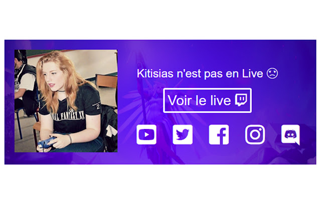 Statut de la chaîne Twitch de Kitisias from Chrome web store to be run with OffiDocs Chromium online Statut de la chaîne Twitch de Kitisias from Chrome web store to be run with OffiDocs Chromium online