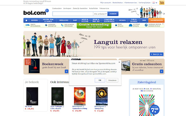 Steun stichting Luz Alba via Sponsorkliks.com from Chrome web store to be run with OffiDocs Chromium online Steun stichting Luz Alba via Sponsorkliks.com from Chrome web store to be run with OffiDocs Chromium online
