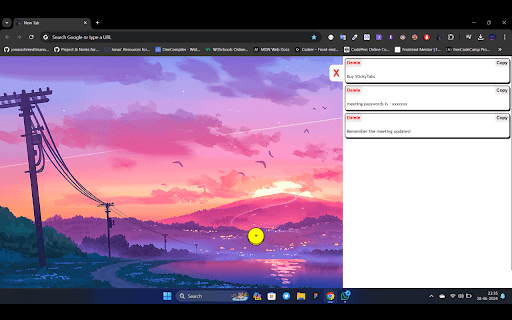 StickyTabs from Chrome web store to be run with OffiDocs Chromium online StickyTabs from Chrome web store to be run with OffiDocs Chromium online
