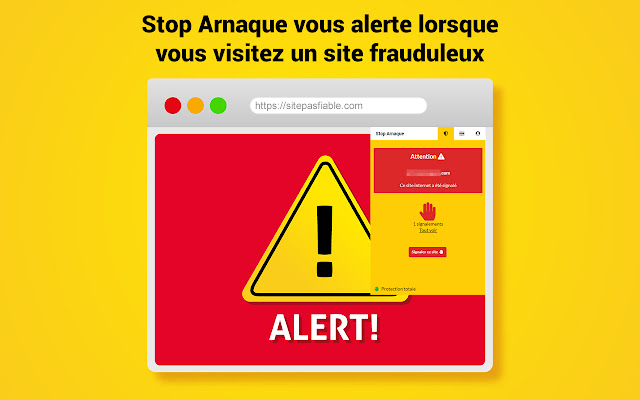 Stop Arnaque from Chrome web store to be run with OffiDocs Chromium online Stop Arnaque from Chrome web store to be run with OffiDocs Chromium online