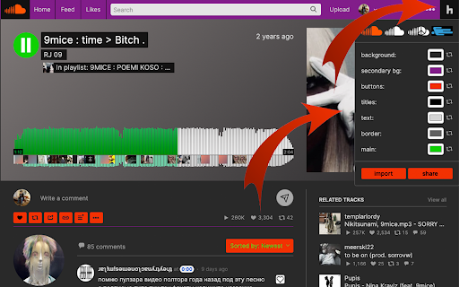 stul soundcloud styling from Chrome web store to be run with OffiDocs Chromium online stul soundcloud styling from Chrome web store to be run with OffiDocs Chromium online
