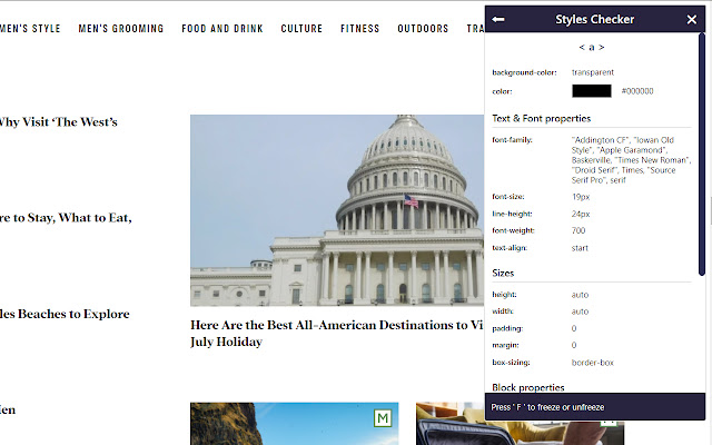 Styles Checker from Chrome web store to be run with OffiDocs Chromium online Styles Checker from Chrome web store to be run with OffiDocs Chromium online