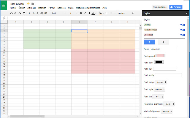 Styles for GSheet from Chrome web store to be run with OffiDocs Chromium online Styles for GSheet from Chrome web store to be run with OffiDocs Chromium online