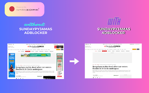 SundayPyjamas Adblocker from Chrome web store to be run with OffiDocs Chromium online SundayPyjamas Adblocker from Chrome web store to be run with OffiDocs Chromium online