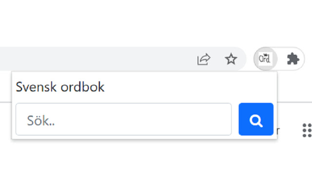 Svensk ordbok from Chrome web store to be run with OffiDocs Chromium online Svensk ordbok from Chrome web store to be run with OffiDocs Chromium online