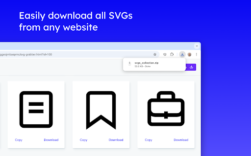 svg grabber get all the svgs from a site from Chrome web store to be run with OffiDocs Chromium online svg grabber get all the svgs from a site from Chrome web store to be run with OffiDocs Chromium online