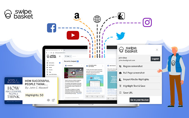 SwipeBasket from Chrome web store to be run with OffiDocs Chromium online SwipeBasket from Chrome web store to be run with OffiDocs Chromium online