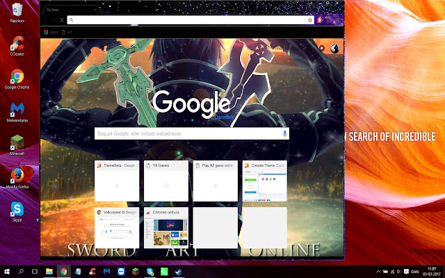 Sword art online: Theme from Chrome web store to be run with OffiDocs Chromium online Sword art online: Theme from Chrome web store to be run with OffiDocs Chromium online