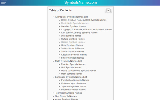 Symbol Name from Chrome web store to be run with OffiDocs Chromium online Symbol Name from Chrome web store to be run with OffiDocs Chromium online