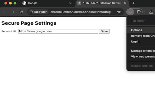 Tab Hider from Chrome web store to be run with OffiDocs Chromium online Tab Hider from Chrome web store to be run with OffiDocs Chromium online