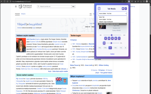 Tab Media from Chrome web store to be run with OffiDocs Chromium online Tab Media from Chrome web store to be run with OffiDocs Chromium online