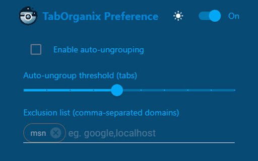 TabOrganix from Chrome web store to be run with OffiDocs Chromium online TabOrganix from Chrome web store to be run with OffiDocs Chromium online