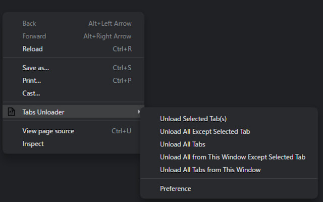 Tabs Unloader from Chrome web store to be run with OffiDocs Chromium online Tabs Unloader from Chrome web store to be run with OffiDocs Chromium online