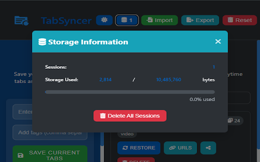 TabSyncer from Chrome web store to be run with OffiDocs Chromium online TabSyncer from Chrome web store to be run with OffiDocs Chromium online