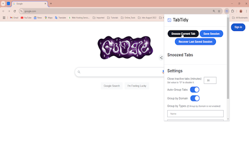 TabTidy from Chrome web store to be run with OffiDocs Chromium online TabTidy from Chrome web store to be run with OffiDocs Chromium online
