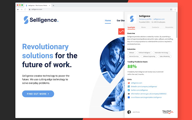 Talent Ticker from Chrome web store to be run with OffiDocs Chromium online Talent Ticker from Chrome web store to be run with OffiDocs Chromium online