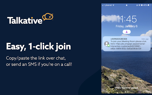 Talkative Meeting Rooms from Chrome web store to be run with OffiDocs Chromium online Talkative Meeting Rooms from Chrome web store to be run with OffiDocs Chromium online