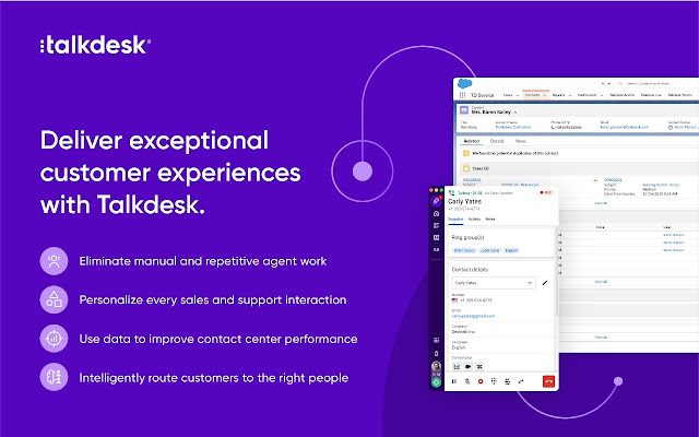 Talkdesk Click to Call Extension from Chrome web store to be run with OffiDocs Chromium online Talkdesk Click to Call Extension from Chrome web store to be run with OffiDocs Chromium online