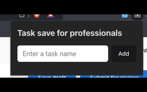 Task Saver from Chrome web store to be run with OffiDocs Chromium online Task Saver from Chrome web store to be run with OffiDocs Chromium online
