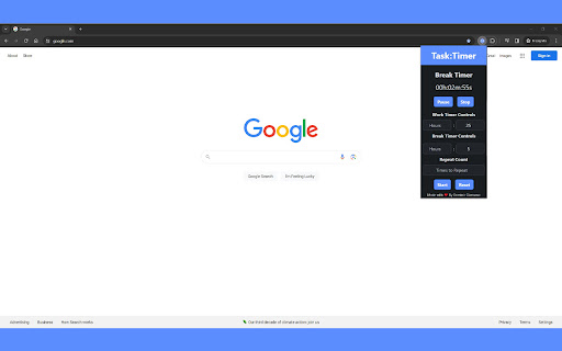 Task timer from Chrome web store to be run with OffiDocs Chromium online Task timer from Chrome web store to be run with OffiDocs Chromium online