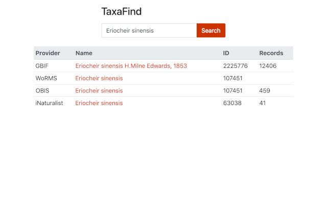 TaxaFind from Chrome web store to be run with OffiDocs Chromium online TaxaFind from Chrome web store to be run with OffiDocs Chromium online