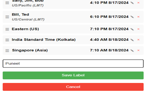 Team TimeZone from Chrome web store to be run with OffiDocs Chromium online Team TimeZone from Chrome web store to be run with OffiDocs Chromium online