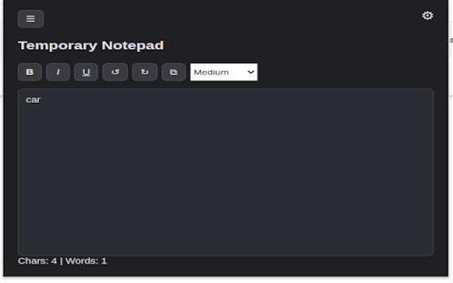 Temporary Notepad by ITKnowledgebases from Chrome web store to be run with OffiDocs Chromium online Temporary Notepad by ITKnowledgebases from Chrome web store to be run with OffiDocs Chromium online