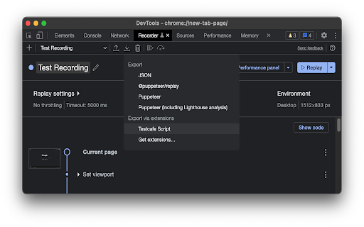 TestCafe Script Writer from Chrome web store to be run with OffiDocs Chromium online TestCafe Script Writer from Chrome web store to be run with OffiDocs Chromium online