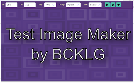 Test Image Maker from Chrome web store to be run with OffiDocs Chromium online Test Image Maker from Chrome web store to be run with OffiDocs Chromium online