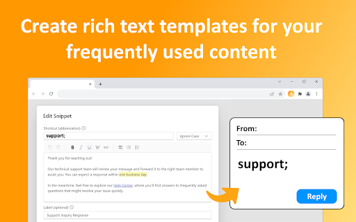 Text Expander: Text Shortcuts and Forms from Chrome web store to be run with OffiDocs Chromium online Text Expander: Text Shortcuts and Forms from Chrome web store to be run with OffiDocs Chromium online
