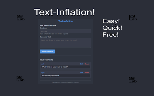 Text Inflation from Chrome web store to be run with OffiDocs Chromium online Text Inflation from Chrome web store to be run with OffiDocs Chromium online