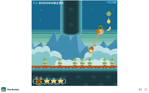 The Bucket Game Guide your flying fish and keep the bucket steady! from Chrome web store to be run with OffiDocs Chromium online The Bucket Game Guide your flying fish and keep the bucket steady! from Chrome web store to be run with OffiDocs Chromium online
