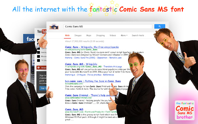 The Fantastic Comic Sans MS Browser from Chrome web store to be run with OffiDocs Chromium online The Fantastic Comic Sans MS Browser from Chrome web store to be run with OffiDocs Chromium online
