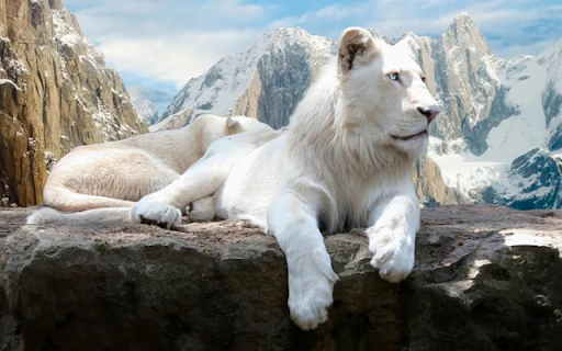 The Majestic White Lion from Chrome web store to be run with OffiDocs Chromium online The Majestic White Lion from Chrome web store to be run with OffiDocs Chromium online