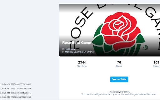 Ticket Barcode Parser Extension from Chrome web store to be run with OffiDocs Chromium online Ticket Barcode Parser Extension from Chrome web store to be run with OffiDocs Chromium online