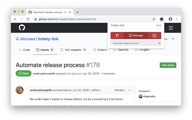 tickety tick from Chrome web store to be run with OffiDocs Chromium online tickety tick from Chrome web store to be run with OffiDocs Chromium online