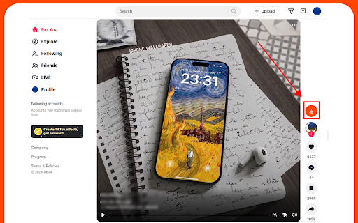 TikDownload Download Video No Watermark from Chrome web store to be run with OffiDocs Chromium online TikDownload Download Video No Watermark from Chrome web store to be run with OffiDocs Chromium online