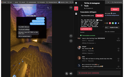 TikTok Instagram Sort / Download By Octopuce.io from Chrome web store to be run with OffiDocs Chromium online TikTok Instagram Sort / Download By Octopuce.io from Chrome web store to be run with OffiDocs Chromium online