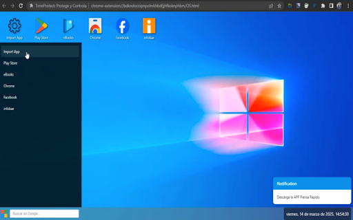 TimeProtect: Protege y Controla from Chrome web store to be run with OffiDocs Chromium online TimeProtect: Protege y Controla from Chrome web store to be run with OffiDocs Chromium online