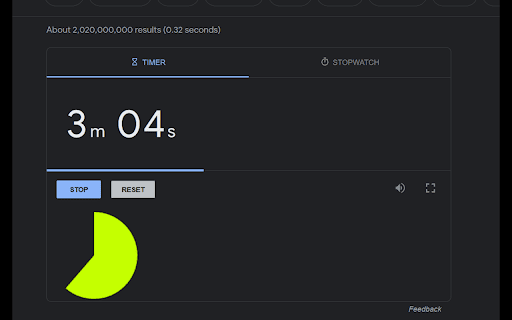 Timer Pie Chart from Chrome web store to be run with OffiDocs Chromium online Timer Pie Chart from Chrome web store to be run with OffiDocs Chromium online