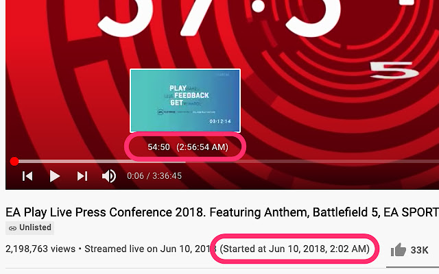 Time Viewer for YouTube Live from Chrome web store to be run with OffiDocs Chromium online Time Viewer for YouTube Live from Chrome web store to be run with OffiDocs Chromium online
