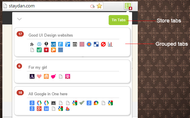 Tinning the Tabs from Chrome web store to be run with OffiDocs Chromium online Tinning the Tabs from Chrome web store to be run with OffiDocs Chromium online